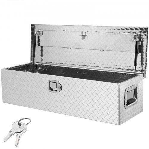 VEVOR 990 x 330 x 254 mm Werkzeugkasten für Lkw-Ladefläche, Abschlie_bar 83 L Truckbox Werkzeugbox Aufbewahrungs-Werkzeugkasten, 39 kg Tragfähigkei