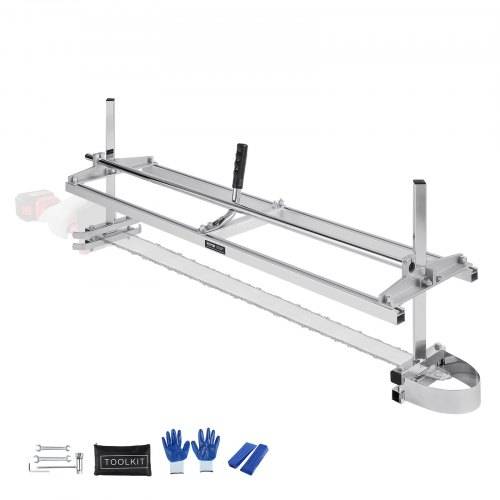 VEVOR Tragbares Sägewerk 355-1219mm Kettensägenmühle Max. Schnittdicke 5,08-300mm Kettensägewerk mit einer Grö_e von 1221x312x473mm Geeignet für