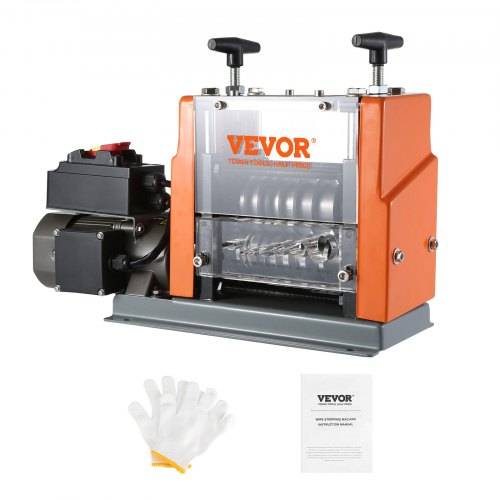 VEVOR Kabelabisoliermaschine Elektrisch _1,5-25mm Kabelschälmaschine 60W Abisoliermaschine 7 Abisolierkanäle Abisolierzange 65-Mn-Federstahl Klinge