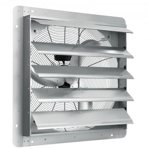 VEVOR Abluftventilator, 610 mm, 1400 U/min, 2892 CFM, Dachbodenventilator aus Aluminium zur Wandmontage mit Wechselstrommotor, Belüftung und Kühlung