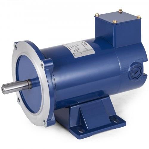 VEVOR DC-Motor, Nenndrehzahl 1750 RPM, 1/2 HP 90V Elektromotor Permanentmagnetmotor