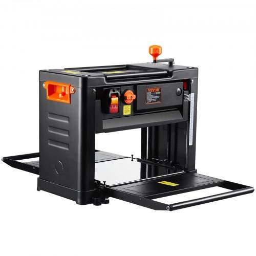 VEVOR Dickenhobelmaschine 2000W Leistung Dickenhobel 3 Hobelmesser Hobelmaschine 23500U/min Hobelbreite 33cm Max. Schnittstärken 15cm