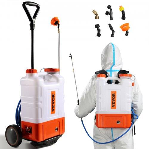 VEVOR Rückensprühgerät Gartensprüher Sprühgerät mit 15 L Reservoir 0_94 PSI