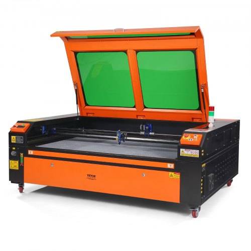 VEVOR 130W CO2-Lasergravierer, 900x1400mm, 500mm/s Laserschneidmaschine mit 2-Wege-Pass-Air-Assist, kompatibel mit LightBurn, CorelDRAW, AutoCAD