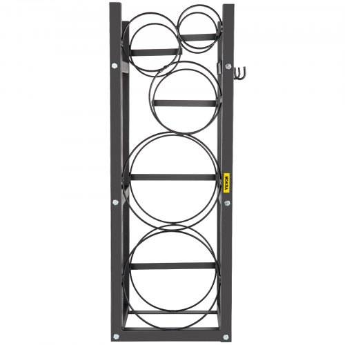VEVOR Kältemitteltankregal mit 2 x 30 lbs & 3 Platzsparenden Flaschentankregalen 895 x 319 x 92 mm Kältemittelflaschenregal Gasflaschenregale und Ha