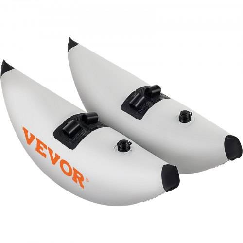 VEVOR Kajak Ausleger Stabilisator 2,1 - 2,4 m Einstellbare Länge Paddelboot, 36 cm Breite Schwimmer Stabilisator Set, 2 Stück Wildwasserkajak, PVC