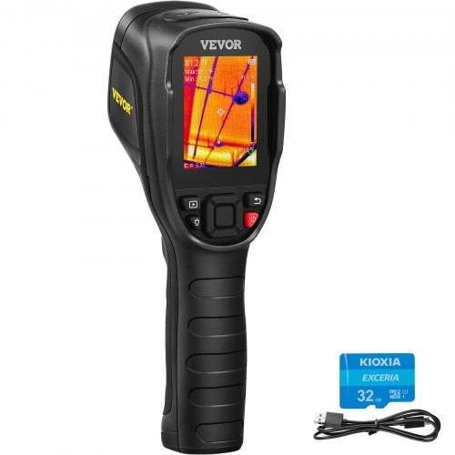 VEVOR Handheld Wärmebildkamera 240x180 IR-Auflösung Infrarotkamera Thermometer 40mK Thermografie Kamera -20-350°C Thermokamera Fehl