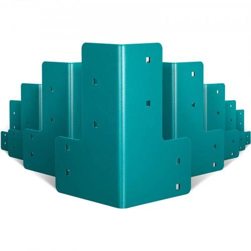 VEVOR Schaukelverbinder, 4 mm dicker Stahl-Schaukelwinkel, 8-teiliges Eckverbinder-Set, rechtwinklige Werkstatttisch-Eckhalterungen
