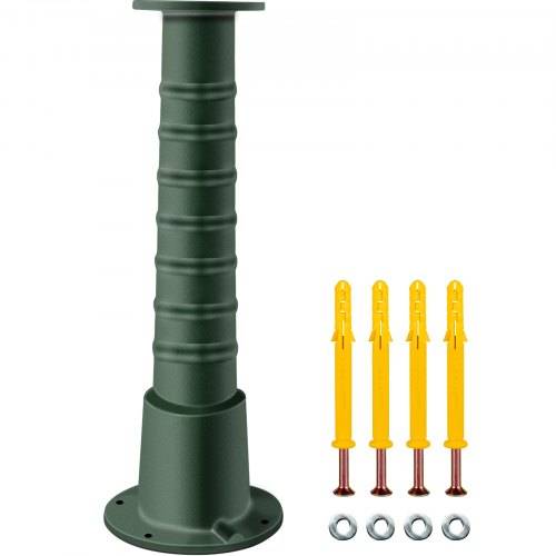 VEVOR Pumpenständer Gusseisen Ständer Schwengelpumpe 22,86x22,86x66cm Gartenpumpe Pumpenständer mit Sprühfarbe beschichtet Handpumpe Ständer 8mm