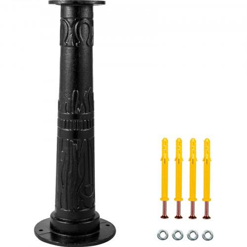 VEVOR Pumpenständer Schwengelpumpe Gusseisen Handschwengelpumpe Pumpenständer 23,7x 23,7x66cm Gartenpumpe Ständer mit Sprühfarbe beschichtet Handp