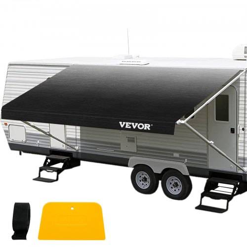 VEVOR Wohnmobil-Markise Markisen-Ersatzstoff, Hochwertiges Wasserdichtes Vinyl, 524 x 240 cm Universeller Outdoor-Vordach-Wohnmobil-Ersatzstoff für