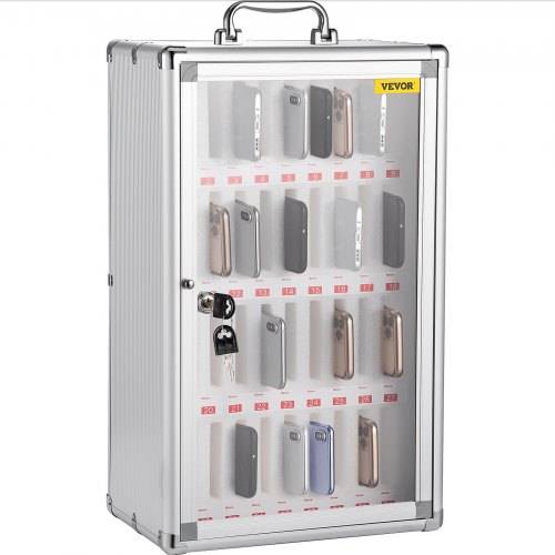 VEVOR Handy Aufbewahrungsschrank 1 x 6 cm, Handy Aufbewahrungsbox 32 x 20 x 51 cm 5 kg Speicher Rack, Unabhängiger Handy Aufbewahrungsschrank Wand