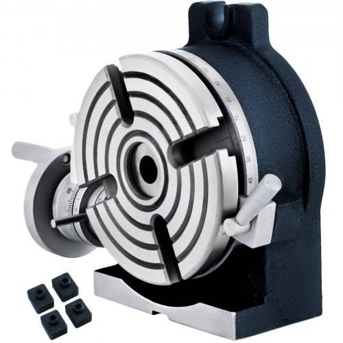 VEVOR Trennscheibe Durchmesser 150 mm, Trennplatte Set mit Grundabmessungen Horizontal 180 x 170 mm, Trennplatte Set für Drehtisch Höhe 80 mm, Teila