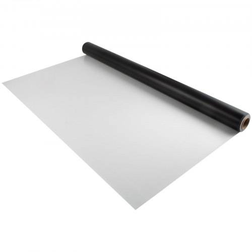 VEVOR Tanzfläche, 2,0 x 7 m Tanzflächerolle, 0,15 cm dicker PVC-Vinyl-Tanzboden, schwarz/wei_er wendbarer tragbarer Tanzboden, rutschfester Tanzbode
