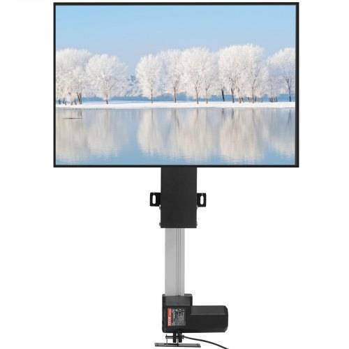 VEVOR TV-Ständer für LCD-LED-Plasmafernseher, Automatischer TV-Ständer, Aufzug für Fernseher, TV Lift Halterung 97,4 bis 167,4 cm, Höhenverstellb