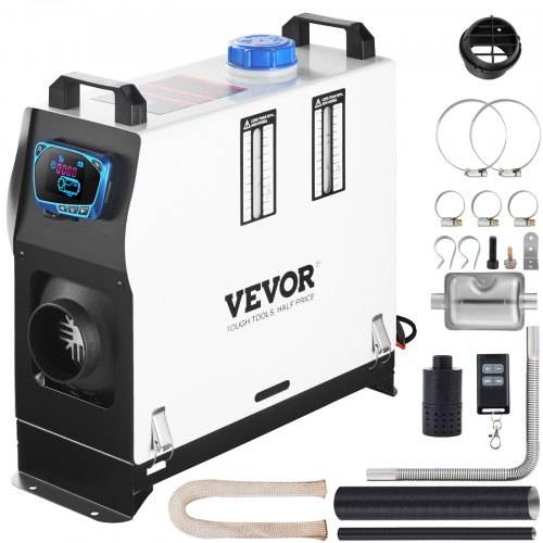 VEVOR 12V Standheizung Diesel Auto Kraftstoff, Diesel Standheizung Luftheizung Air Diesel 8 KW, Luft Dieselheizung, für Auto RV Boote LKW Wohnmobil