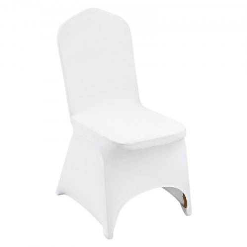 VEVOR Stuhlhussen aus Elastischem Spandex für Klappstühle, Universell Passender, Gewölbter Vorderbezug, Abnehmbare, waschbare Schonbezüge, für Ho