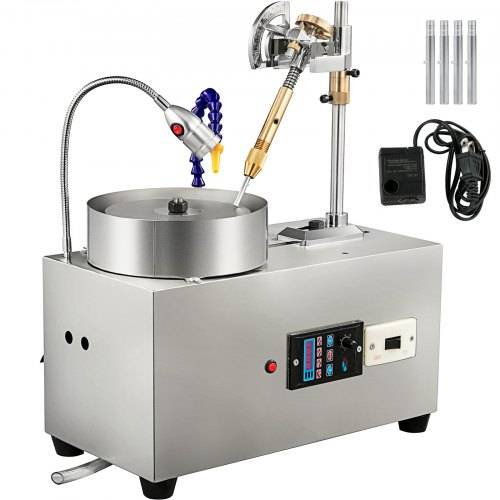 VEVOR 180 W Edelsteinfacettenmaschine 220 V Edelsteinschleifen 40 x 20 x 22 cm Facettiermaschine zum Polieren und Schneiden