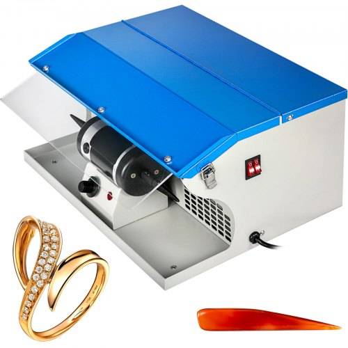 VEVOR Schmuckpoliermaschine 200W Jewelry Buffer Polishing Machine Schmuckpolierpuffer Poliermaschine Schmuckschleifer für die Herstellung und