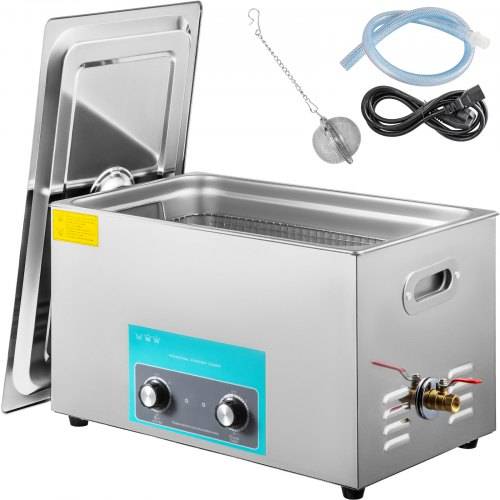 VEVOR Knob Control Ultrasonic Cleaner Ultraschallreiniger 30 L, Ultraschall Reinigungsgerät 40 kHz 600 W, Digitaler Ultraschallreiniger, Schmuck