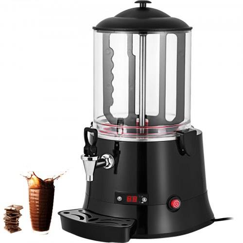 VEVOR Hei_e Schokolade Maschine KS-RQ Hot Chocolate Dispenser Machine 10L in Hotels Restaurants Bäckereien Cafés zum Schmelzen von Schokolade