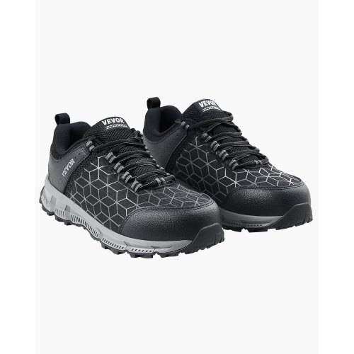 VEVOR Sicherheitsschuhe für Herren, EU-Grö_e 45,5 breit, Arbeitsschuhe mit gepolsterter Zehenpartie, Sicherheits-Sneaker, leichte Arbeitsschuhe für