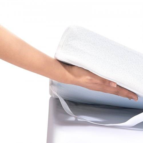VEVOR Matratzenauflage, Queen Size, 76,2 mm Dicke, weiche Memory Foam-Auflage, Premium-Kühlgel-Infusion, abnehmbare und waschbare Hülle, komprimiert
