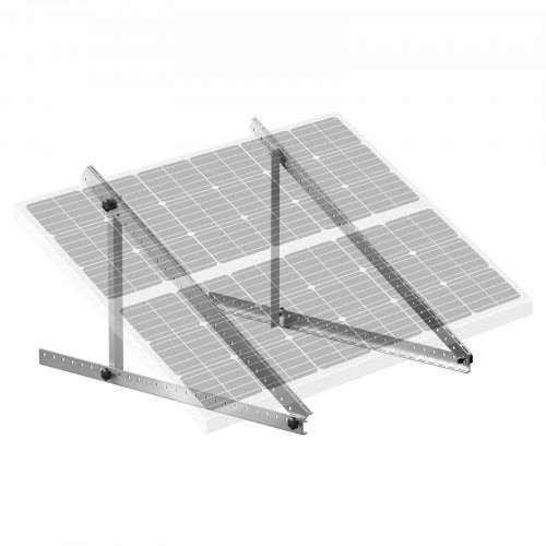 VEVOR Solarpanel Halterung 104 cm, 0-90° verstellbare Solarmodul Halterung für 100-300 W Solarmodule, Halterung für Dachhalterungen mit klappbaren