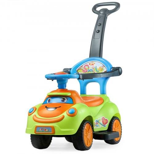 VEVOR Rutschauto, 830 x 420 x 880 mm Rutscher, Schub Car mit Schutzgeländer, Griff & Stauraum unter dem Sitz, Lauflerngerät 25 kg Tragkraft, Laufler