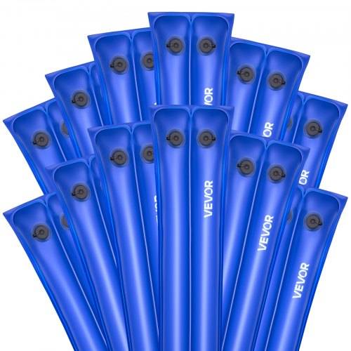 VEVOR Pool Beschwerungssack, 12 Packungen _ 238 cm, 0,4 mm dicke PVC-Säcke mit Gewichten mit auslaufsicherem Schraubverschluss, Wassersäcke zur Befe