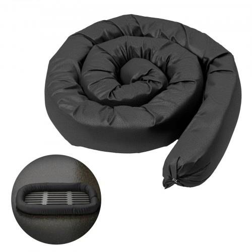 VEVOR Sedimentfilterrolle, 12,7 cm x 3 m, Rolle zum Zurückhalten von Laub und Schmutz, Erosionsschutz, Füllung aus Polypropylen, für Regenwasserman