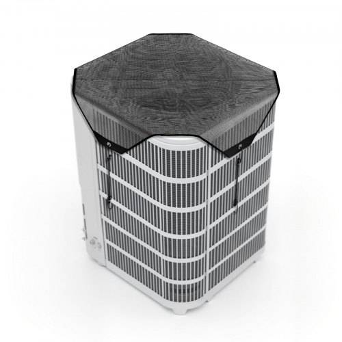 VEVOR Klimaanlagenabdeckung für Au_engeräte, 910 x 910 mm, Schutzabdeckung für Klimaanlagen, PVC Netzabdeckung mit elastischen Haken, rei_fest, fü