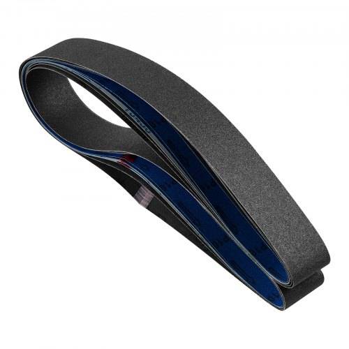 VEVOR Schleifbänder, 50x1830mm, 6 Stk. (120/240/400/600/800/1000 Körnungen), aus Siliziumkarbid, Bandschleifpapier Bandschleifer, für Metallbearbei