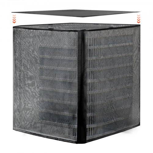VEVOR Klimaanlagenabdeckung, 711 x 711 x 812 mm, Schutzabdeckung für Klimaanlage, zweilagig, abnehmbares Dach, wasserdichtes Polyester, universeller