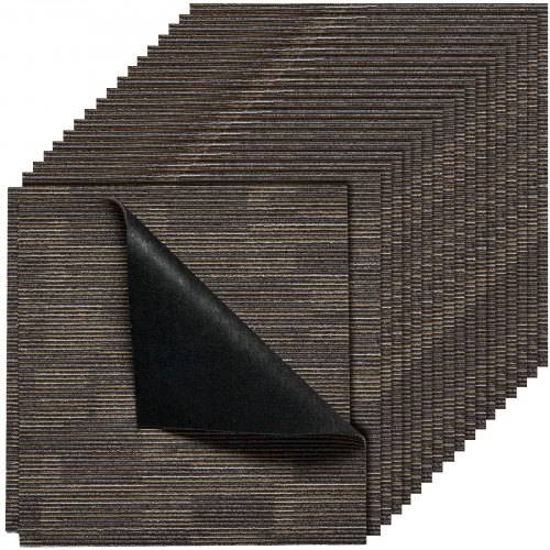 VEVOR Teppichfliesen 609,6 x 609,6 x 6 mm, 24er-Pack, modularer Teppichboden mit Fläche von 9 m², Teppich Bodenbelag, einfacher DIY-Austausch für