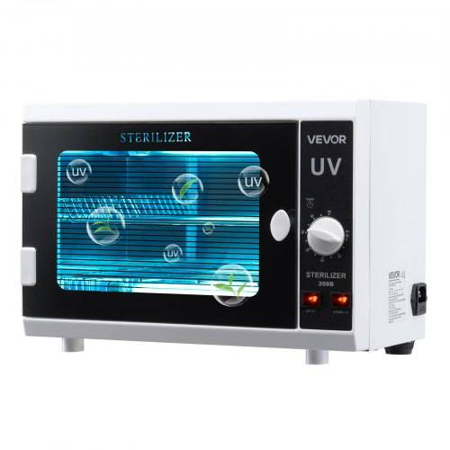 VEVOR UV Sterilisator Nagelwerkzeug-Reinigungsmaschine (12 L / 12 W) multifunktionale Nagelreiniger Sterilisator mit Timer-Einstellung