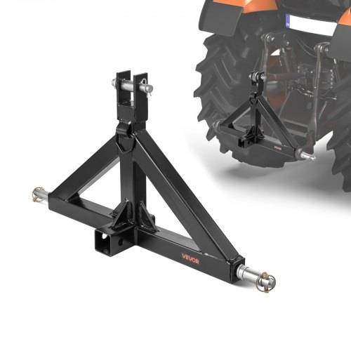 VEVOR 3-Punkt-Anhängerkupplung mit 5,08 cm Empfänger, Dreipunktaufnahme, 1360 kg Kapazität, Traktor-Anhängerkupplungsadapter, kompatibel mit Kubot