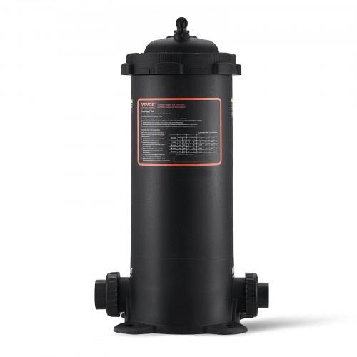 VEVOR Kartuschen-Poolfilter 380 x 380 x 710 mm Einbau-Poolfilter, oberirdisches Schwimmbad-Filtrationsfiltersystem mit Upgrade-Filter und