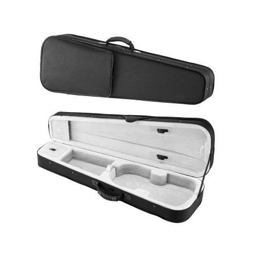VEVOR 4/4 Violinenkoffer in voller Grö_e, wasserdichtes Nylon, Geigenkoffer, Geigenkasten mit Weichfutter, zwei Schultergurten, kratzfest