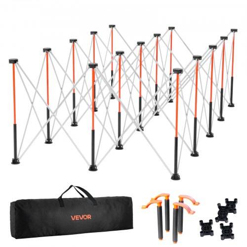 VEVOR tragbarer klappbarer Montageständer (970 x 215 x 350 mm), zusammenfaltbare Werkbank Werkbankständer mit 2724 kg Tragkraft & Aufbewahrungstasch