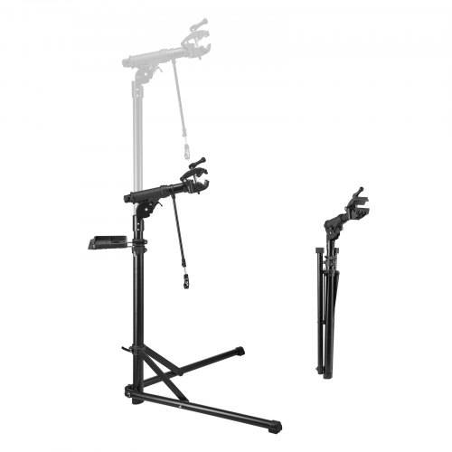 VEVOR Fahrradreparaturständer Fahrradmontageständer (38,56 kg belastbar) mit 1035-1630mm einstellbarer Höhe & magnetischer Werkzeugablage, faltbare