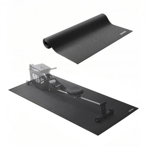 VEVOR Laufbandmatte für Teppichboden Bodenschutzmatte (760 x 1525 mm) für Sportgeräte 6 mm dick, Trainingsgerätematte für Laufbänder Heimtrainer