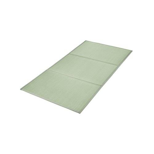 VEVOR japanische Tatami Matte faltbare japanische Tatami-Matratze in Doppelbettgrö_e (natürliches Binsengras), Bodenmatratze mit rutschfester Rücks