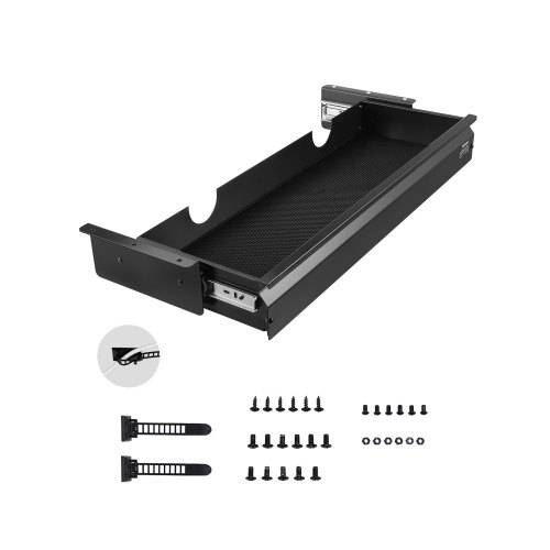 VEVOR Untertisch Schublade 740x235x107mm, Unterbau Schreibtisch, versteckter Schreibtisch-Aufbewahrungs-Organizer, Bleistiftschublade unter dem