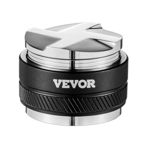 VEVOR Kaffeeverteiler 2 in 1 verstellbarer Espressoverteiler (53 mm) mit fächerförmiger Basis, Kaffeeverteiler Kaffee Distributor 304 Edelstahl mit