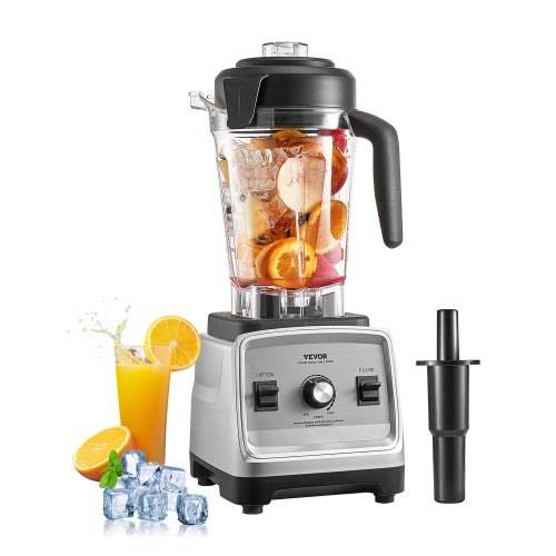 VEVOR Standmixer Smoothie Maker Blender 1600 W 2,5 L professioneller Mixer mit leistungsstarkem Motor, multifunktionaler Mixer zur