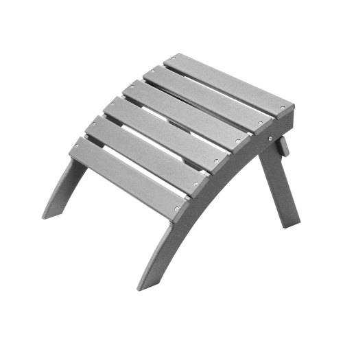 VEVOR Fu_stütze für Adirondack-Stühle, 547x480x377 mm, klappbarer Adirondack-Ottomane aus HDPE-Kunststoff, Gartenstuhl, weit verbreitet für Au_enb