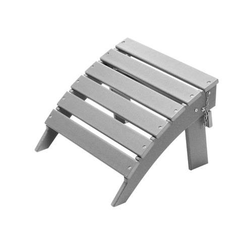 VEVOR Fu_stütze für Adirondack-Stühle, 430x480x330 mm, klappbarer Adirondack-Ottomane aus HDPE-Kunststoff, Gartenstuhl, weit verbreitet für Au_enb