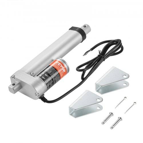 VEVOR 1500N Linear Actuator DC 12V Linearantrieb IP54 Elektrischer Linearmotor 100mm Hublänge Geräuschpegel _ 60dB Elektrische Türöffner 5 mm/s Fa