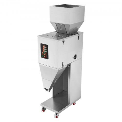 VEVOR Partikelfüllmaschine, 0,022_2,2 lbs/10_1000 g, automatische Füllmaschine mit Fu_pedal, Wiegefüllmaschine aus Edelstahl, Wiegefüllmaschine f